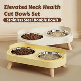 Dopamine Dual Elevated Pet Feeder