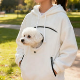 Emerald Bouclé Pet Sling Hoodie