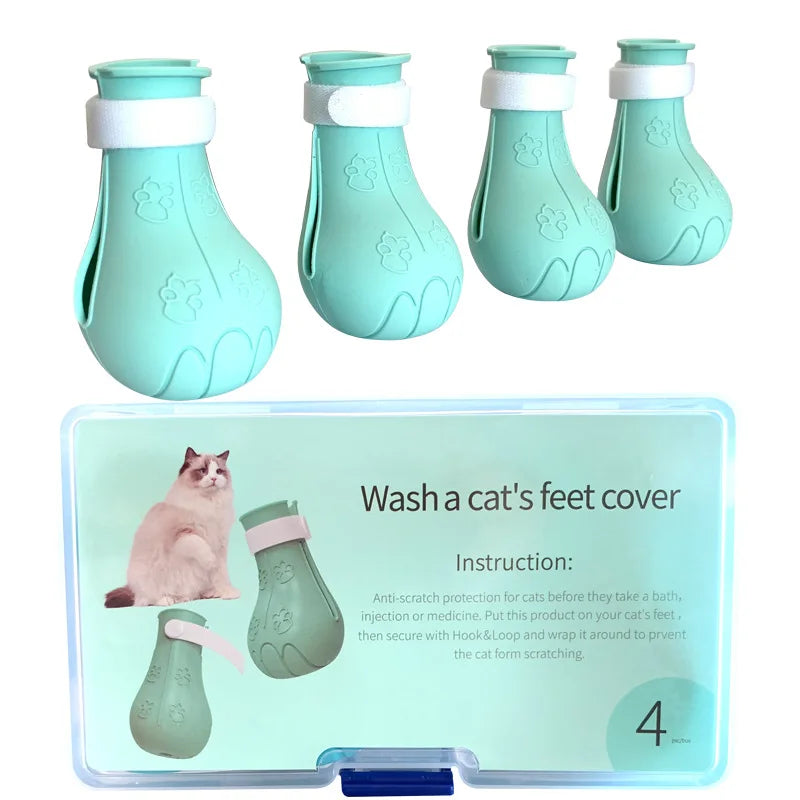 Silicone Cat Paw Protector Boots