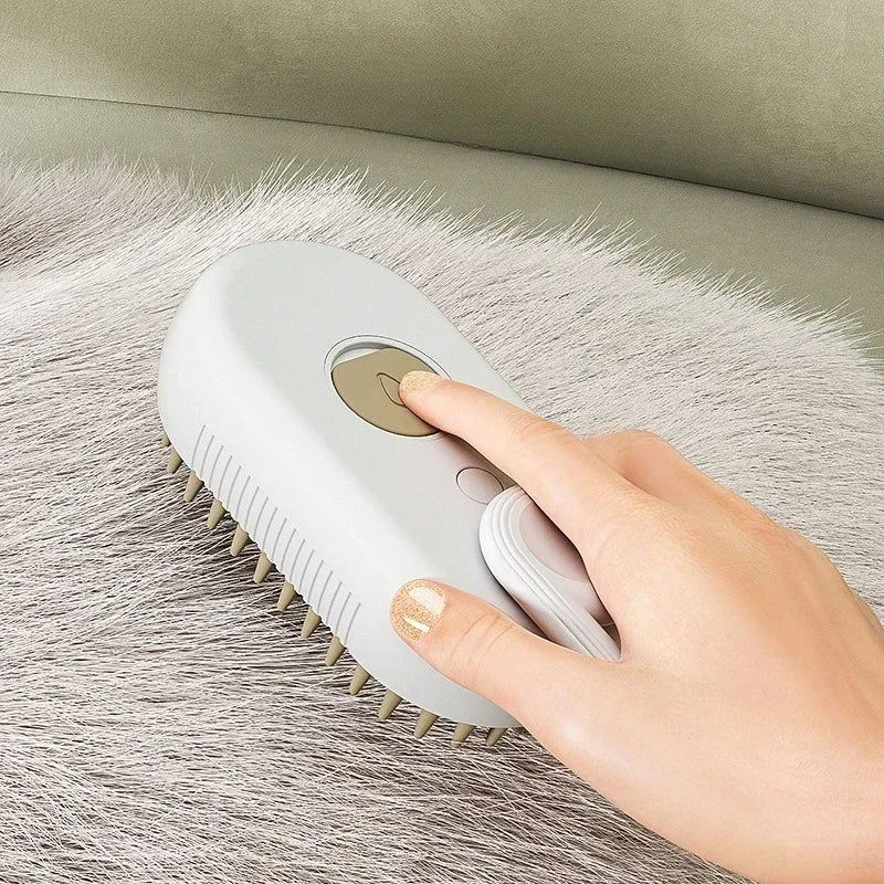 Steam Pet Grooming Brush