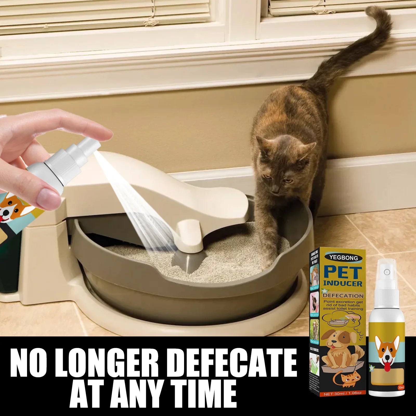 EasyPaws Potty Train Spray Routine