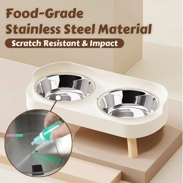 Dopamine Dual Elevated Pet Feeder