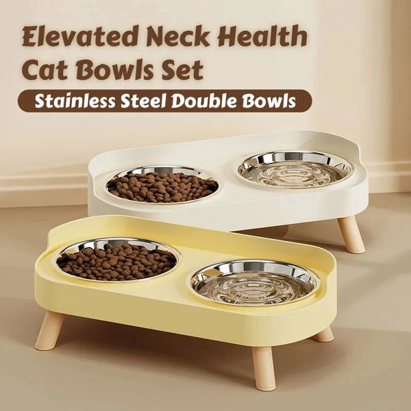 Dopamine Dual Elevated Pet Feeder