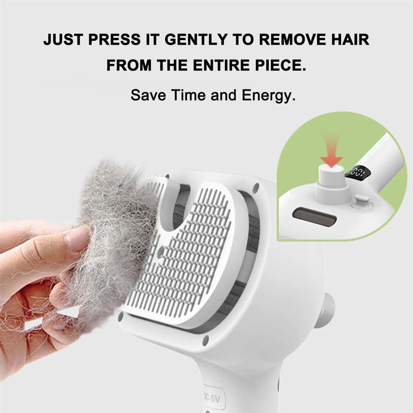 Steam Groom Pro Pet Hair Brush