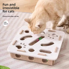 Active Felt Cat Puzzle Box