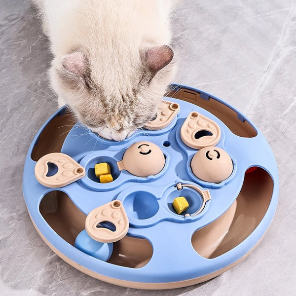 Spin Catch Cat Feeding Toy